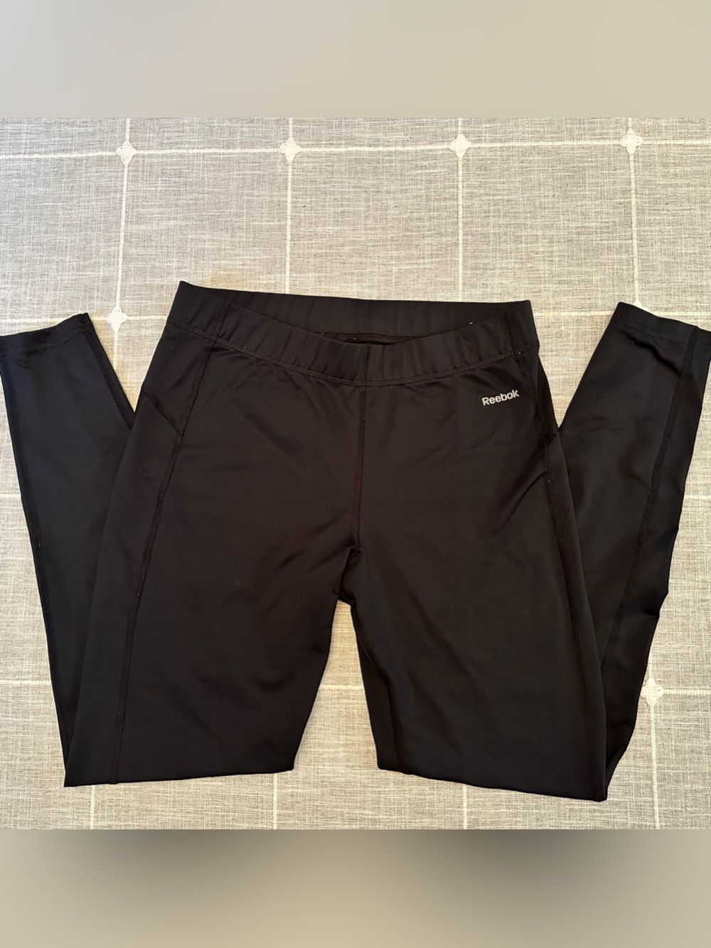 Reebok BCW High Rise PlayDry Athletic Leggings Black M